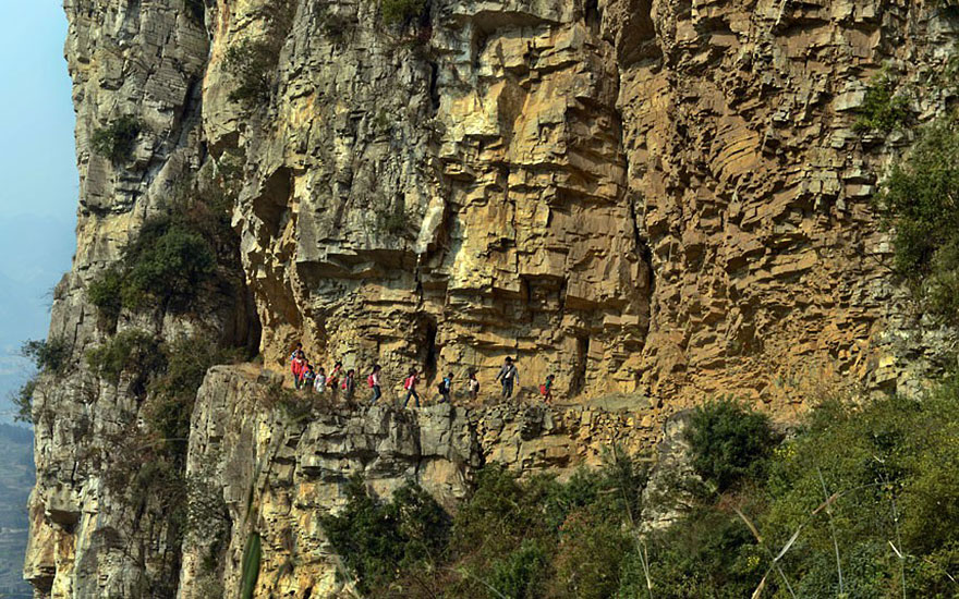 25 of the most dangerous and unusual journeys to school in the world