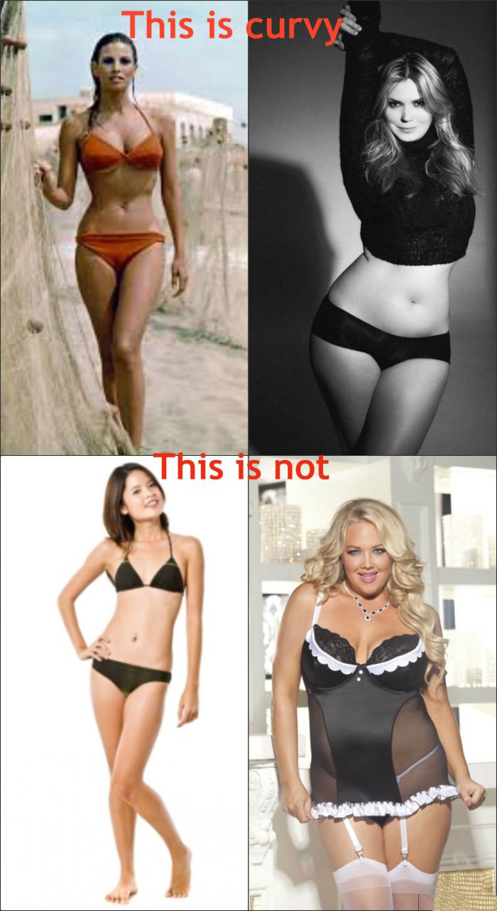 this is curvy and this is not