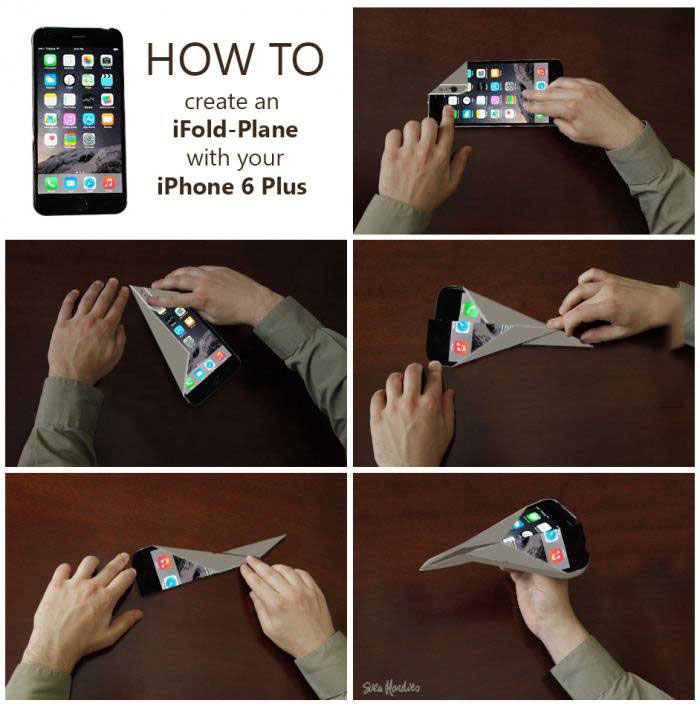how to create an fold plane with your iphone 6