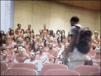 you just got tyranasaurus rekt, dunked on in class, lol, oh my god i can't get over this gif 