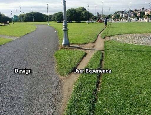 design versus user experience