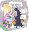 i'm not wearing a costume, i'm here for your son, holy shit full size snickers, nevermind we're good, halloween comic