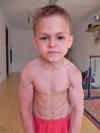 ever wondered what an 8 year old body builder looked like?, me neither