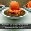 after stewing in his emotions, emo veg comes to the conclusion that the root of the world's problems is that people don't seem to carrot all