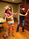great costume idea for a couple this halloween, conjugal violence, i mean a pinata