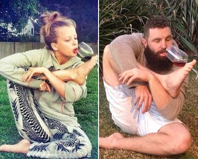 some guy recreated a bunch of female tinder pics and they're glorious