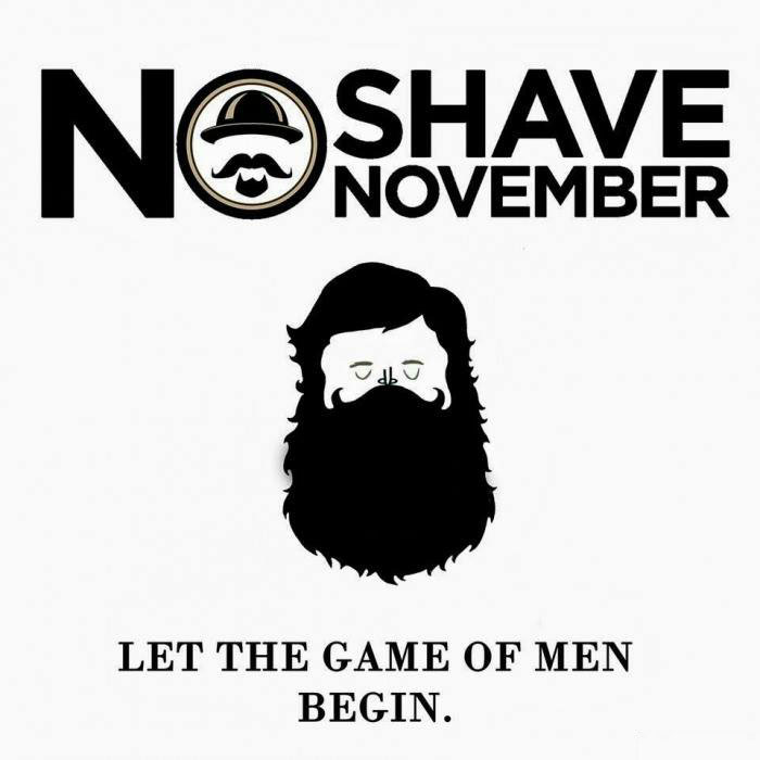 no shave november, let the game of men begin