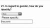 in regard to gender how do you specify, please specify, has penis