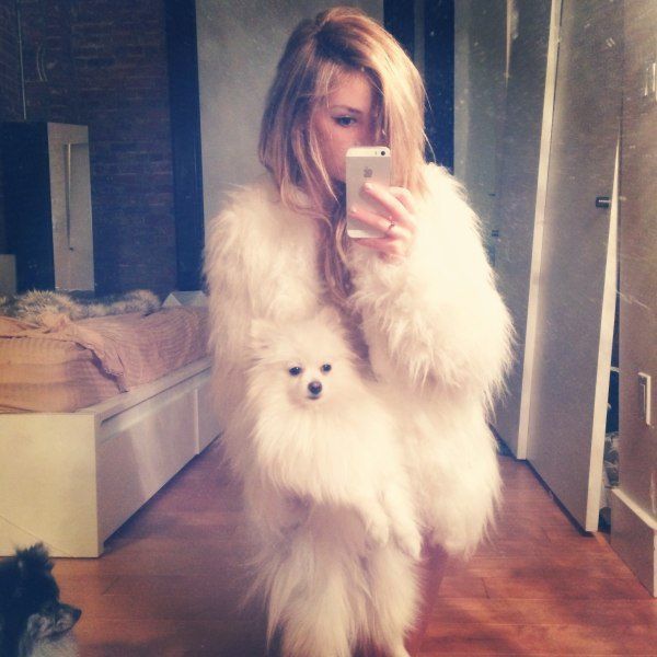 that awkward moment when your new coat makes you look like your dog