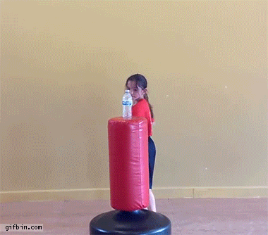 little girl water bottle focus kick