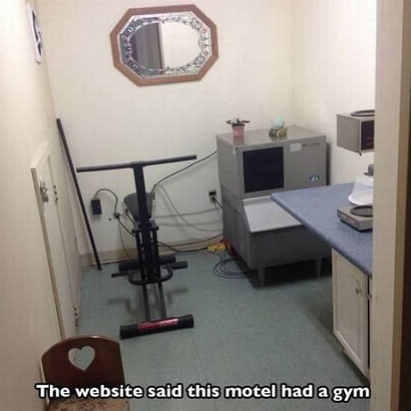 the website said this motel had a gym