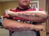 to young to die, to fast to live, tattoo fail, spelling