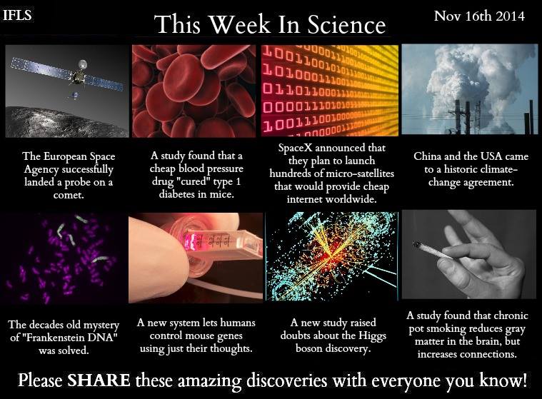 this week in science, november 16th 2014