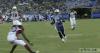 football tackle fail, running player jumps over two other players, win