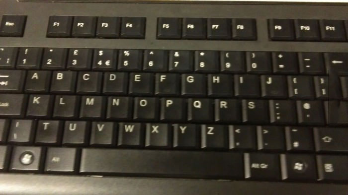 trolling the keyboard in my school's computer lab