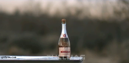 how to uncork champagne with a .50 caliber rifle, new years ever in the united states