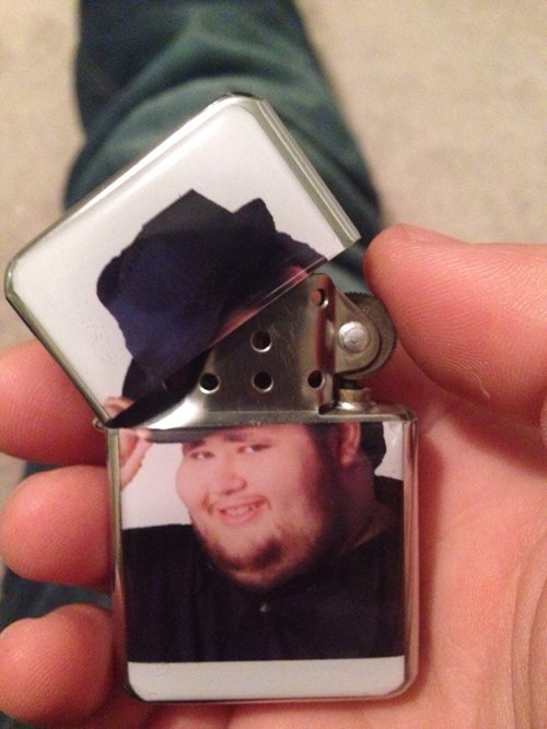 suave zippo lighter tips its hat to you