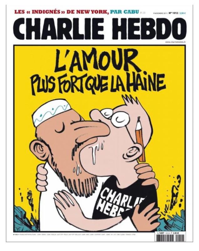 here are some of the cartoons charlie hebdo recently published