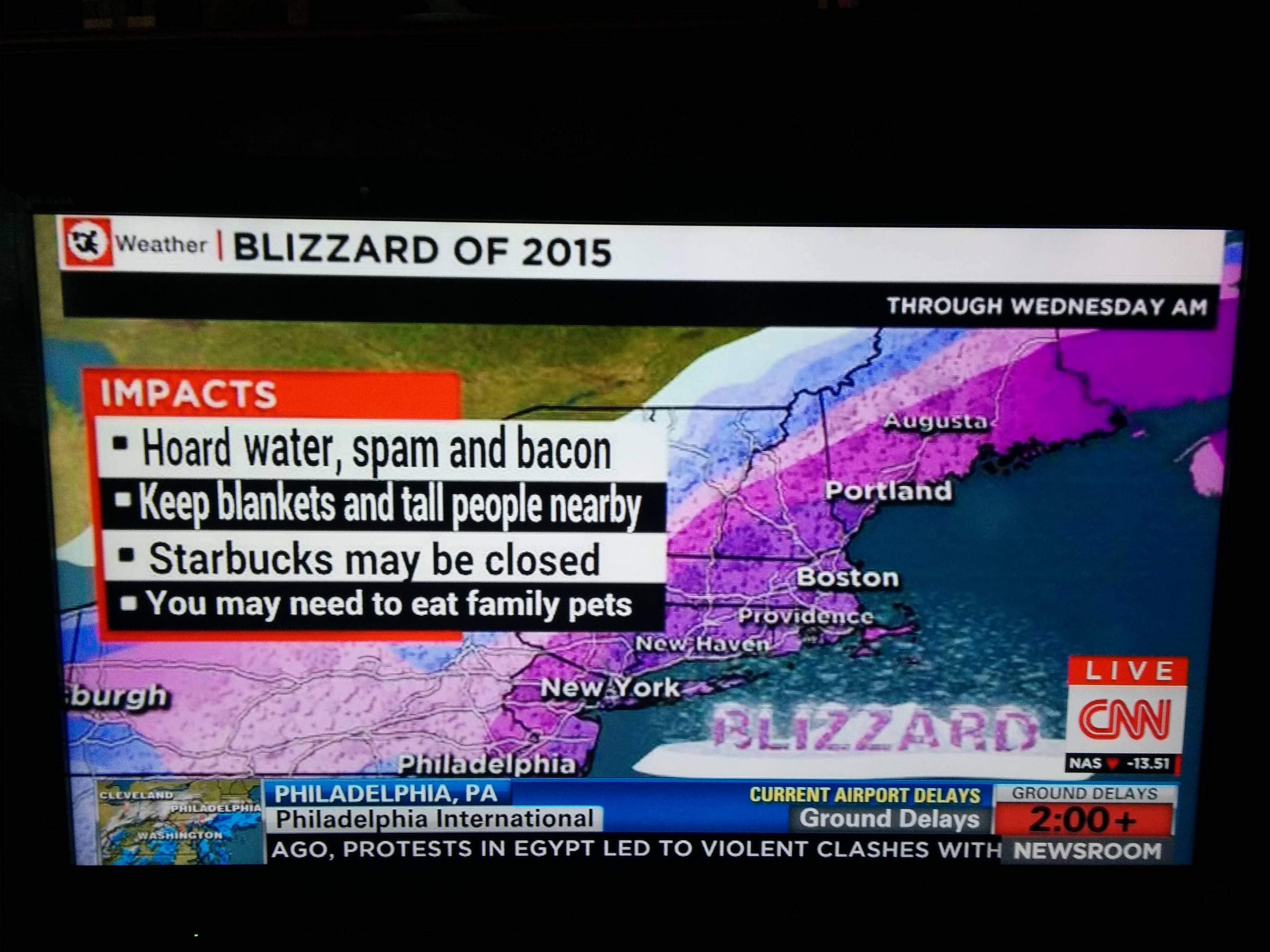 can gives warnings and tips for the biggest storm of the season
