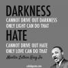 darkness cannot drive out darkness, only light can do that, martin luther king