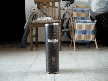 ferret explodes out of cylindrical alcohol container, wtf