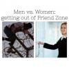 men versus women getting out of the friendzone