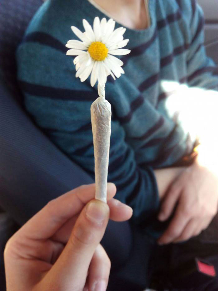 so i asked my boyfriend to bring me a flower