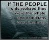 if the people only realized they were the whale and politicians were in the boat