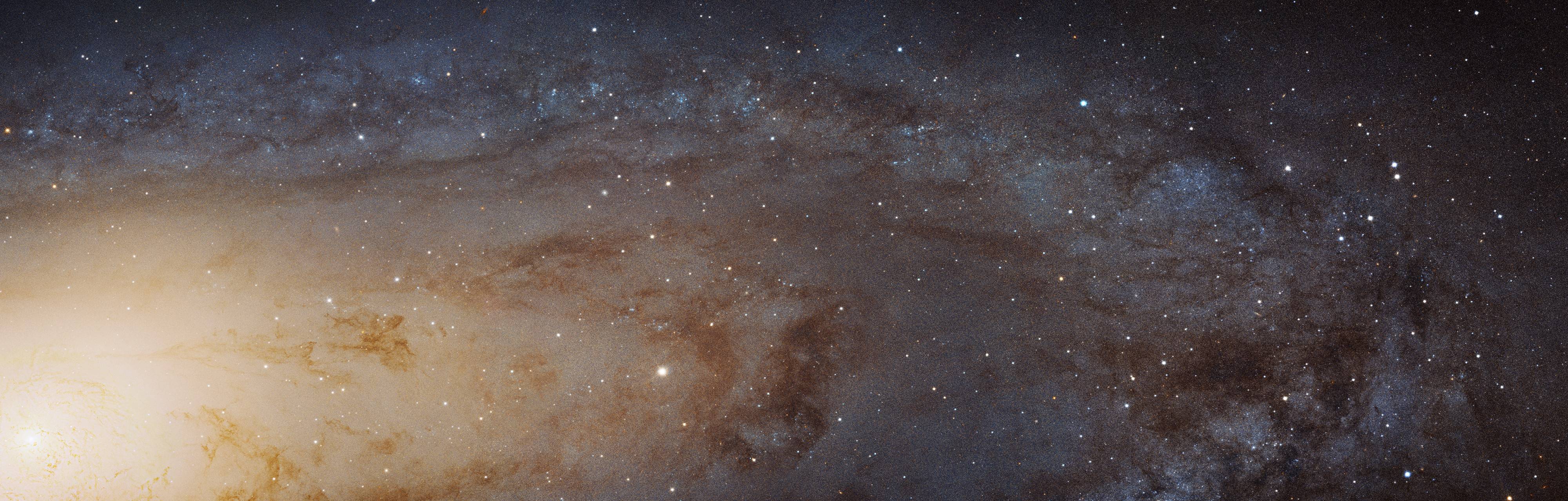 hubble image of the andromeda galaxy released with 1.5 billion pixels