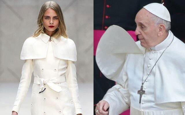 who wore it better, pope francis versus runway model