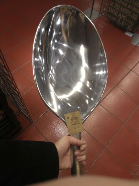 just a giant spoon, wtf