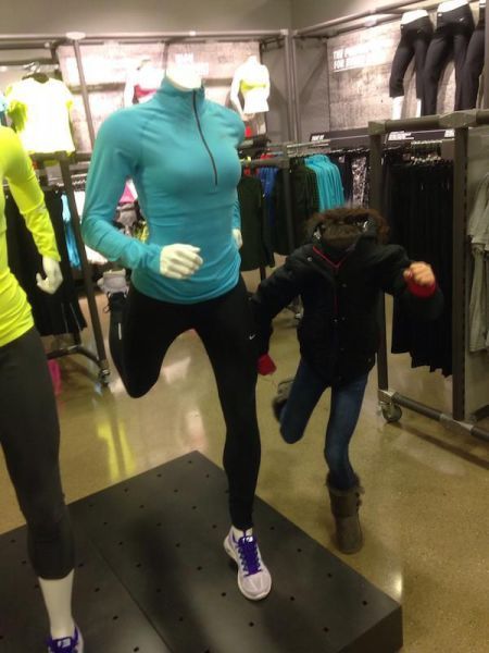 jogging without a head is tough, headless mannequin simulation