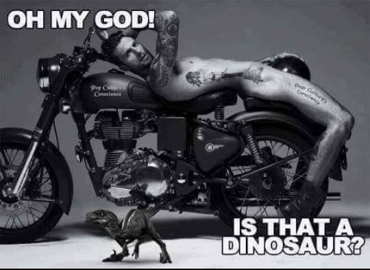 oh my god!, is that a dinosaur?