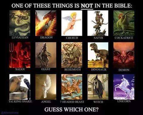 one of these things is not in the bible, guess which one