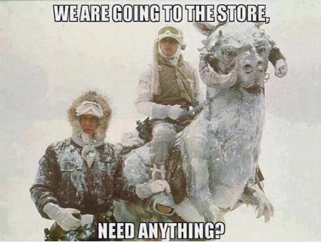 we are going to the store, need anything, how it feels outside right now