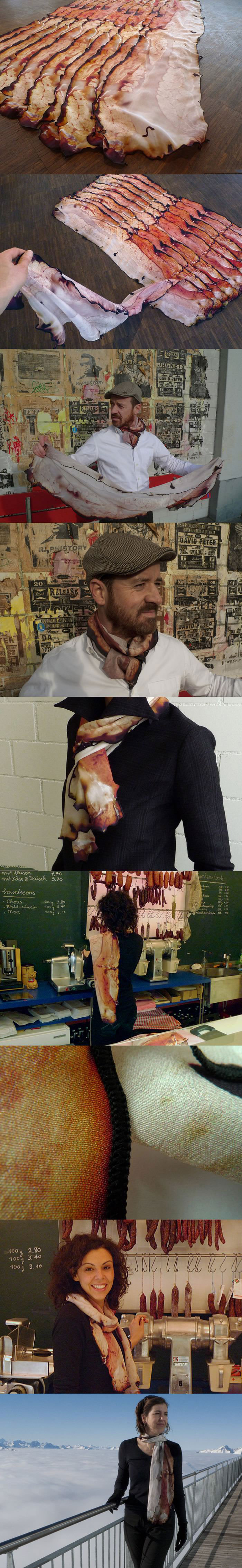 the ultimate realistic bacon scarf, win