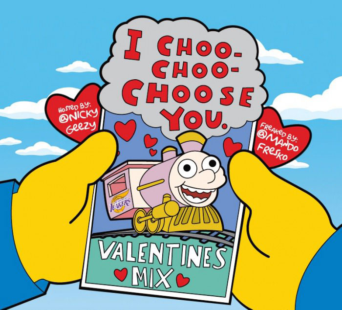 i choo choo choose you valentine's mix
