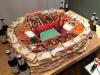 this is our first super bowl, how did we do?, stadium made out of food