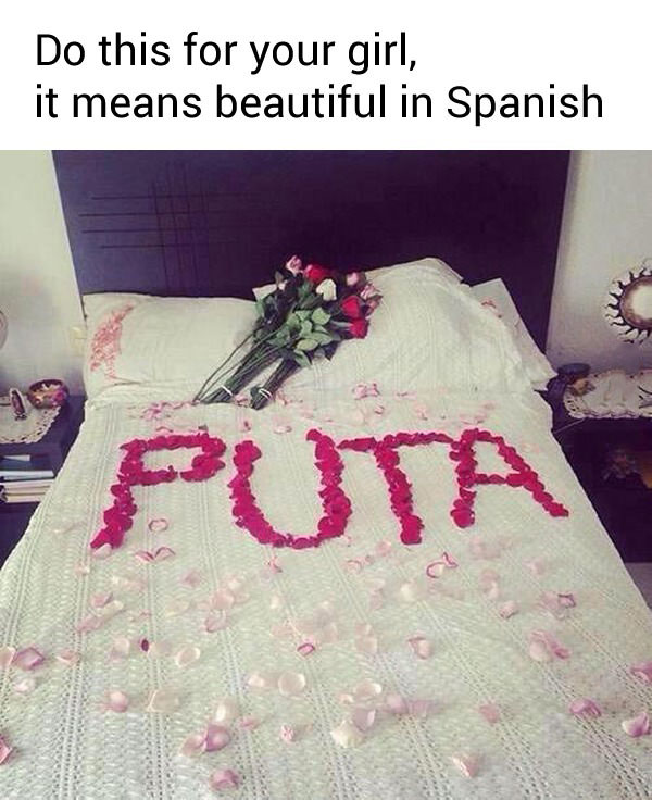 do this for your girl, it means beautiful in spanish