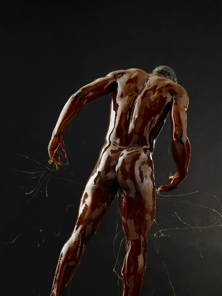 amazing photos of naked people completely covered in honey