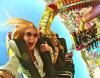 pretty cool theme park ride selfie