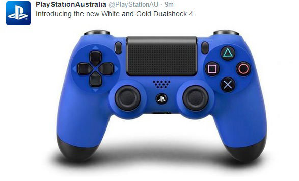 introducing the new white and gold dual shock 4