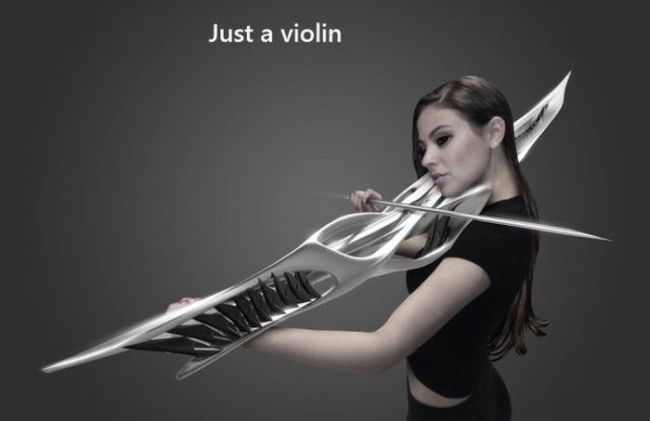 just a violin