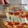 50% of marriages end in divorce, 100% of pizza deliveries end in happiness, pizza 1 love 0