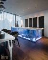 just a giant kitchen island aquarium