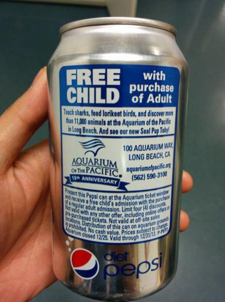 free child with purchase of adult