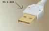 it's a duck, it cannot be unseen, white and gold usb plug