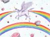 where rainbows really come from, unicorn pooping and vomiting rainbows