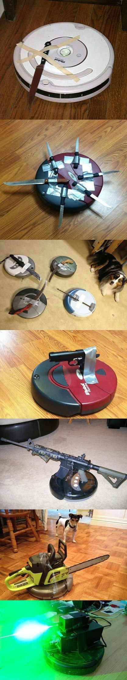 a series of deadly contestants from roomba wars