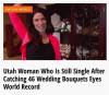 utah woman who is still single after catching 46 wedding bouquets eyes world record
